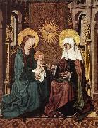 Master of the Housebook Virgin and Child with St Anne china oil painting reproduction